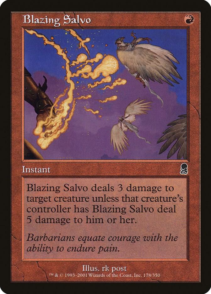 Blazing Salvo 178 (Odyssey)  - Foil | Good Games Adelaide SA