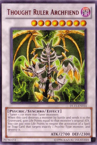 Thought Ruler Archfiend (Red) [DL11-EN014] Rare | Good Games Adelaide SA