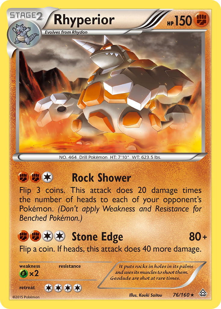 Rhyperior (76/160) [XY: Primal Clash] | Good Games Adelaide SA