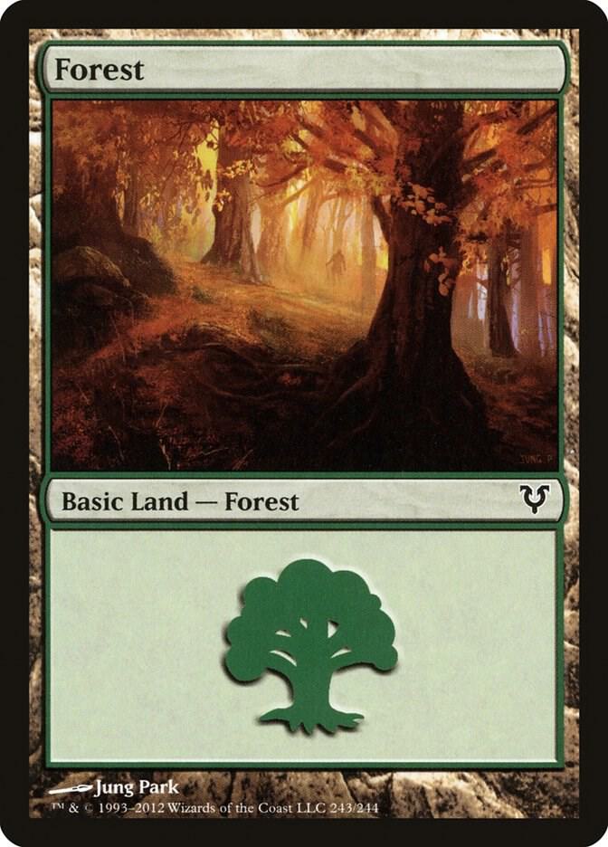 Forest 243 243 (Avacyn Restored)  - Foil | Good Games Adelaide SA