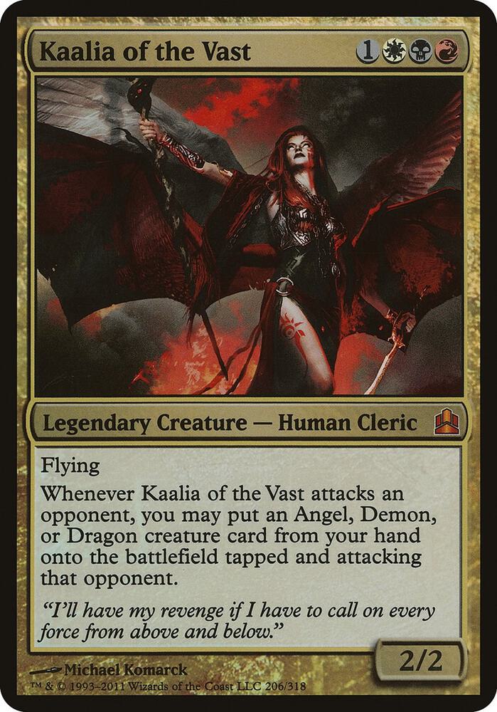 Kaalia of the Vast Commander 206 (Oversize Cards)  - Foil | Good Games Adelaide SA