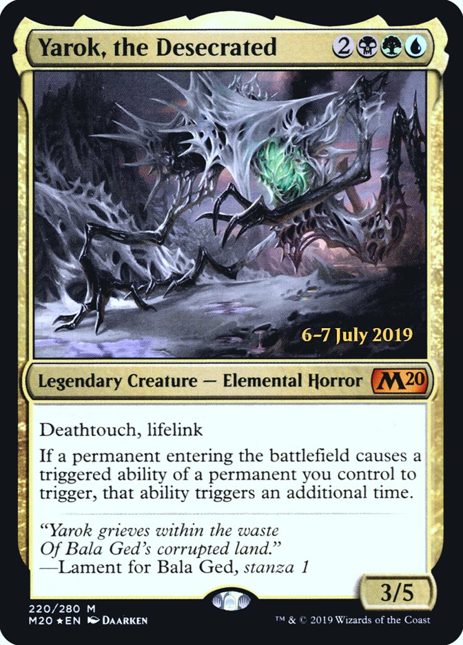 Yarok, the Desecrated  [Core Set 2020 Prerelease Promos] | Good Games Adelaide SA