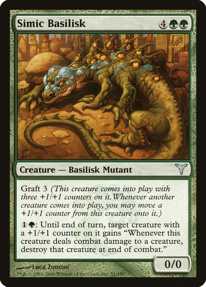 Simic Basilisk 91 (Dissension)  - Foil | Good Games Adelaide SA