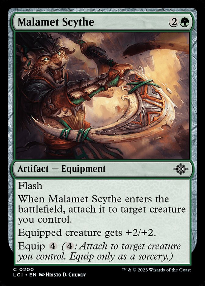 Malamet Scythe 200 (The Lost Caverns of Ixalan)  - Foil | Good Games Adelaide SA