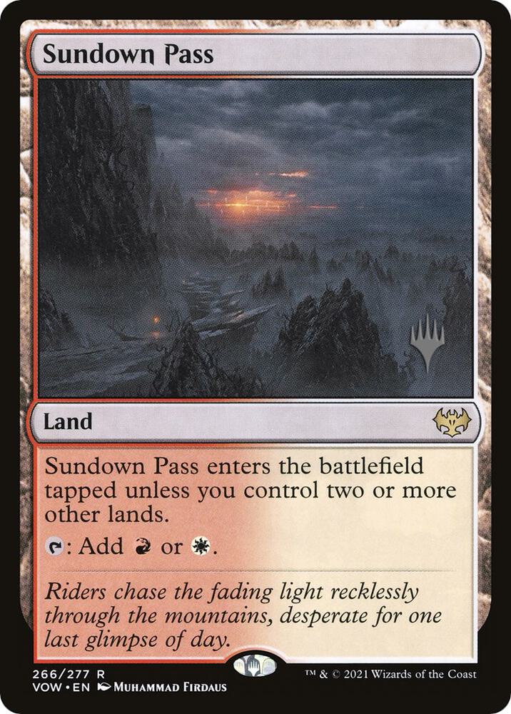 Sundown Pass 266 (Promo Pack: Dominaria United)  | Good Games Adelaide SA