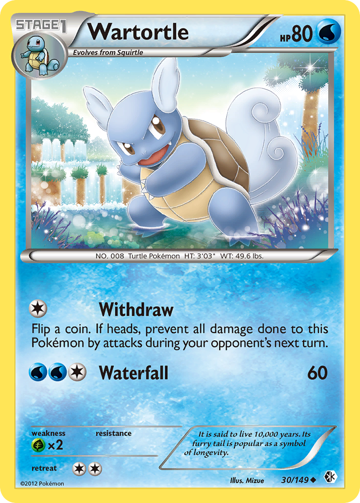 Wartortle (30/149) [Black & White: Boundaries Crossed] | Good Games Adelaide SA