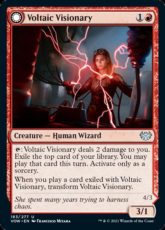 Voltaic Visionary // Volt-Charged Berserker [Innistrad: Crimson Vow] | Good Games Adelaide SA