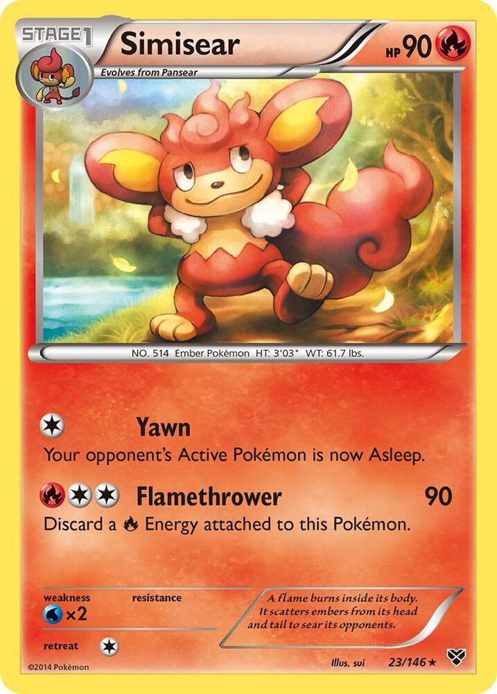 Simisear 23/146 (XY Base Set)  | Good Games Adelaide SA
