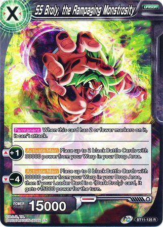 SS Broly, the Rampaging Monstrosity [BT11-125] | Good Games Adelaide SA