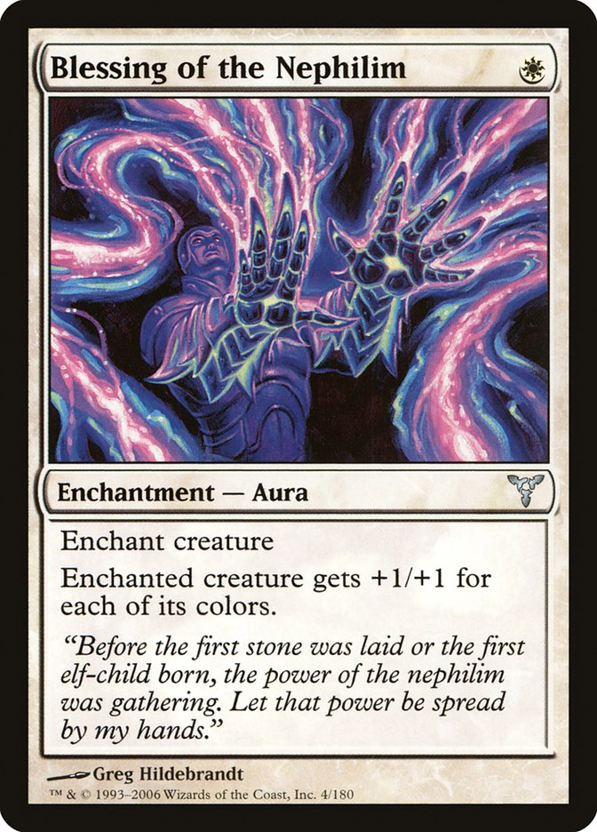 Blessing of the Nephilim 4 (Dissension)  - Foil | Good Games Adelaide SA