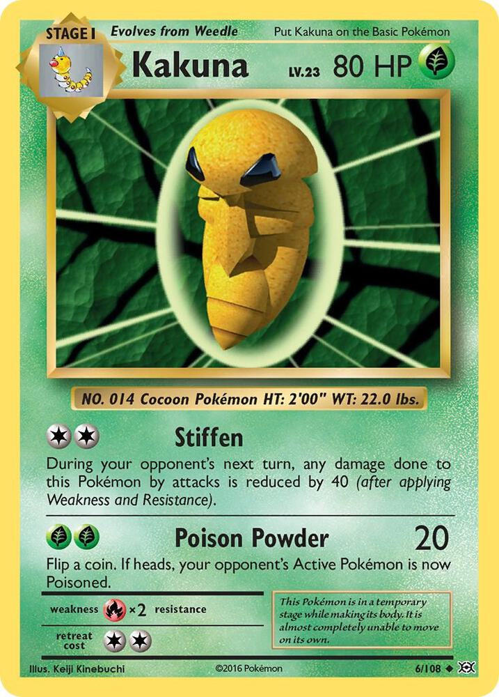 Kakuna 6/108 (XY - Evolutions)  | Good Games Adelaide SA