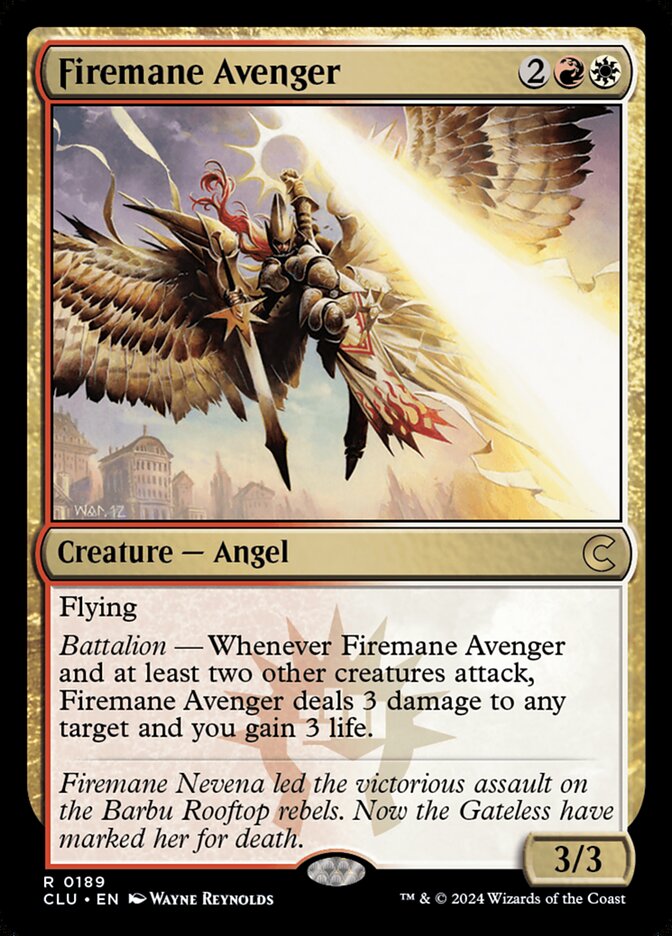 Firemane Avenger 189 (Ravnica: Clue Edition)  | Good Games Adelaide SA
