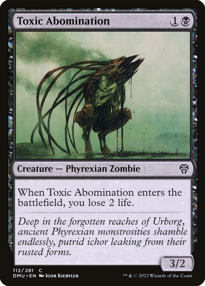 Toxic Abomination 112 (Dominaria United)  - Foil | Good Games Adelaide SA