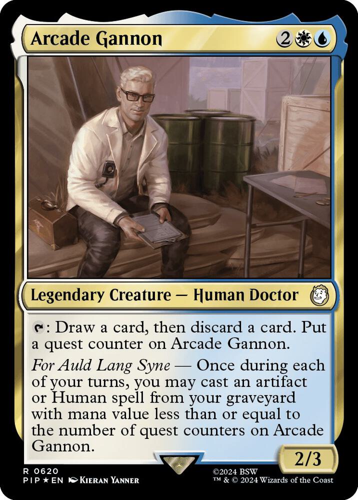 Arcade Gannon Surge Foil 620 (Universes Beyond: Fallout)  - Foil | Good Games Adelaide SA