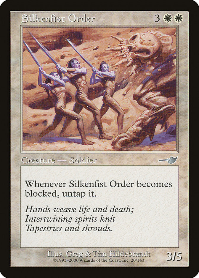 Silkenfist Order 20 (Nemesis)  - Foil | Good Games Adelaide SA