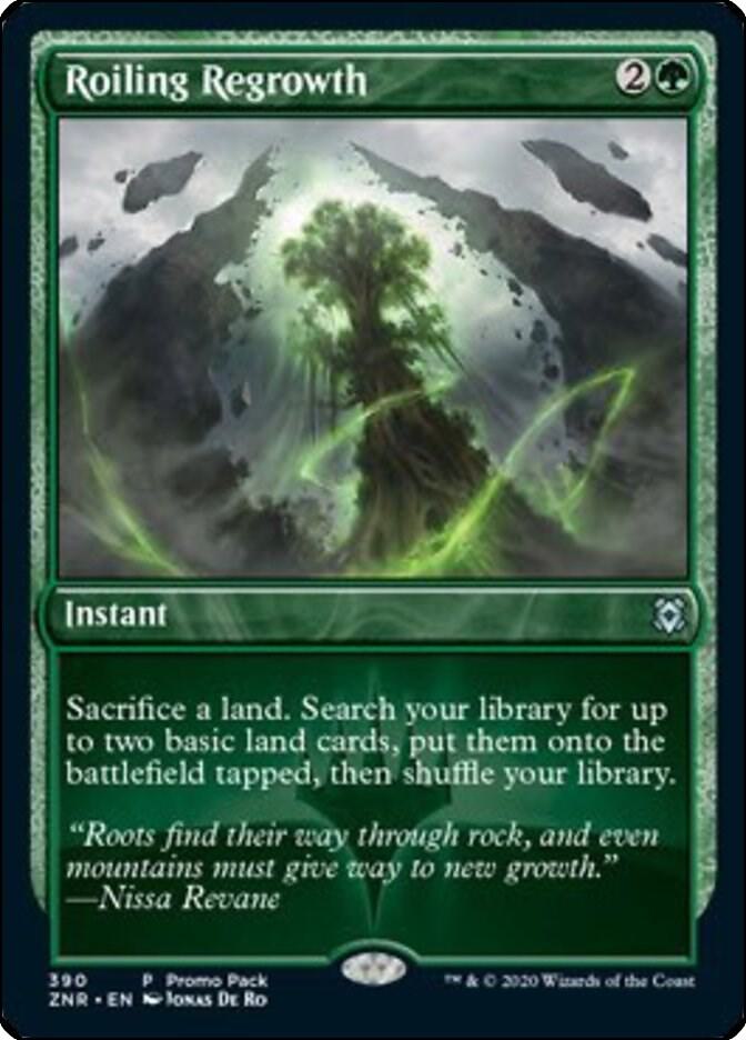 Roiling Regrowth 390 (Promo Pack: Zendikar Rising)  | Good Games Adelaide SA