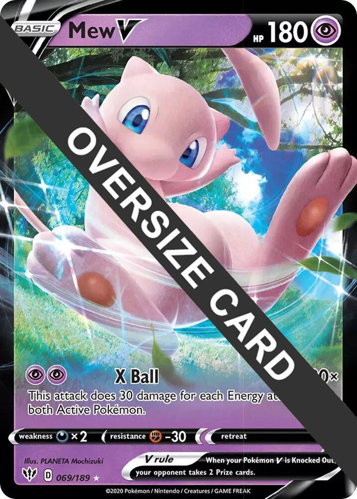 Mew V 069 189 069/189 (Jumbo Cards)  - Holofoil | Good Games Adelaide SA
