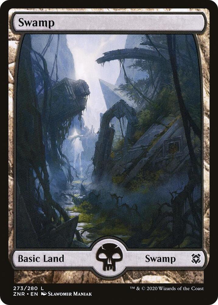 Swamp 273 (Zendikar Rising)  - Foil | Good Games Adelaide SA