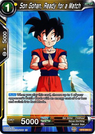 Son Gohan, Ready for a Match [BT6-084] | Good Games Adelaide SA