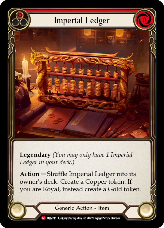 Imperial Ledger [DYN241] (Dynasty)  Cold Foil | Good Games Adelaide SA