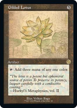 Gilded Lotus Schematic 80 (The Brothers' War: Retro Frame Artifacts)  | Good Games Adelaide SA
