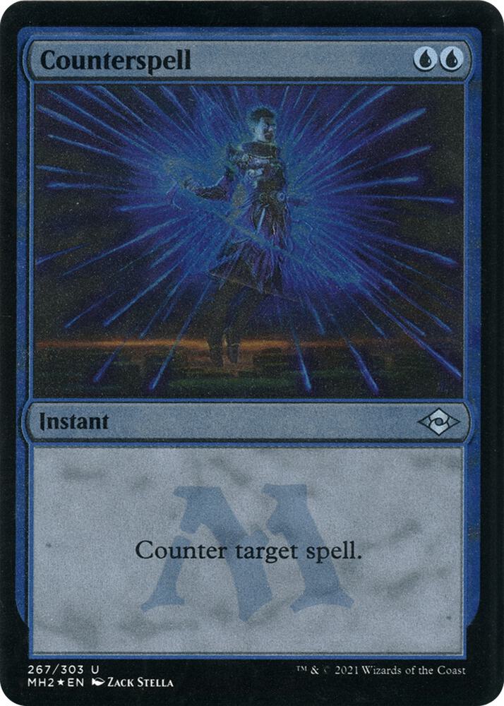 Counterspell Foil Etched 267 (Modern Horizons 2)  - Foil | Good Games Adelaide SA