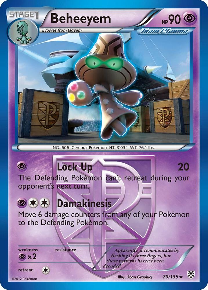 Beheeyem Team Plasma 70/135 (Plasma Storm)  | Good Games Adelaide SA