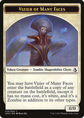 Vizier of Many Faces // Zombie Token [Amonkhet Tokens] | Good Games Adelaide SA