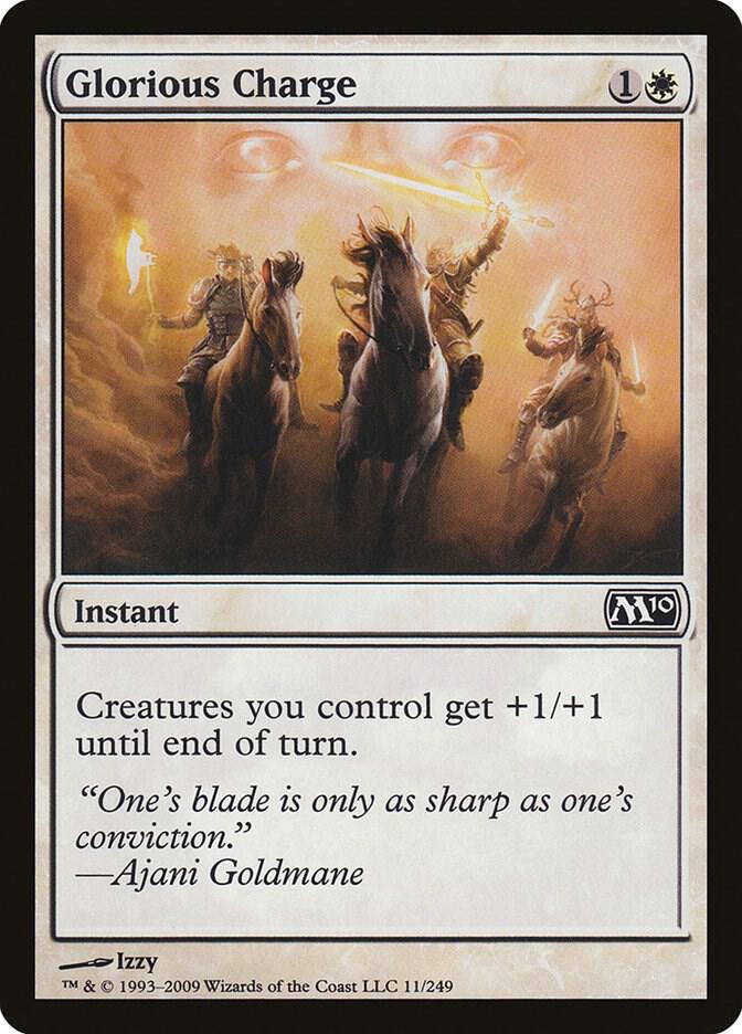 Glorious Charge 11/249 (Magic 2010 (M10))  - Foil | Good Games Adelaide SA
