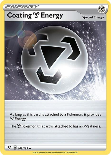 Coating Metal Energy 163/185 (SWSH04: Vivid Voltage)  | Good Games Adelaide SA