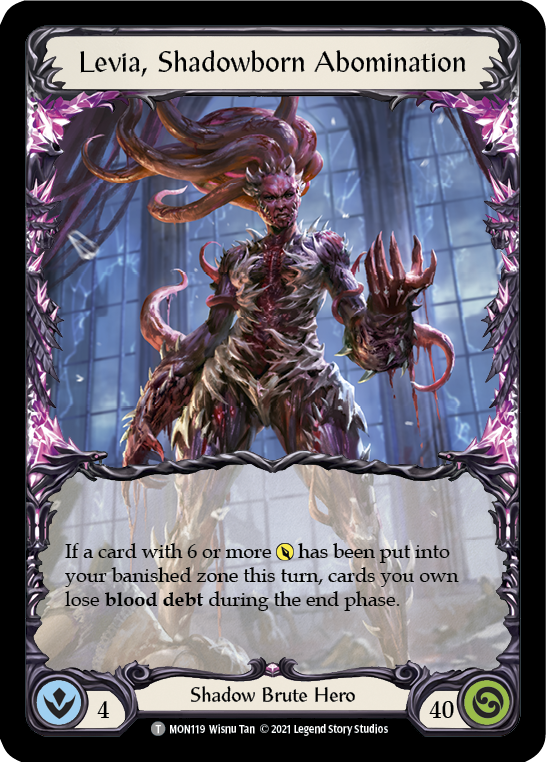 Levia, Shadowborn Abomination // Levia [MON119 // MON120] 1st Edition Normal | Good Games Adelaide SA