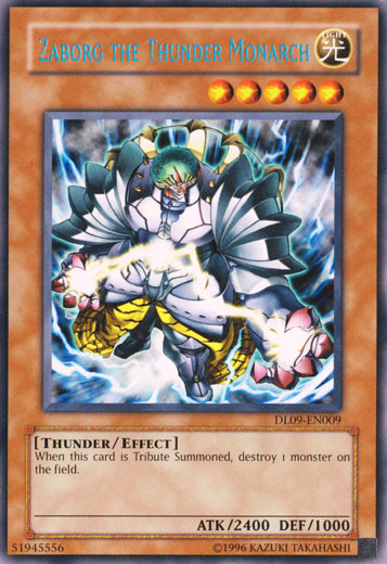Zaborg the Thunder Monarch (Blue) [DL09-EN009] Rare | Good Games Adelaide SA