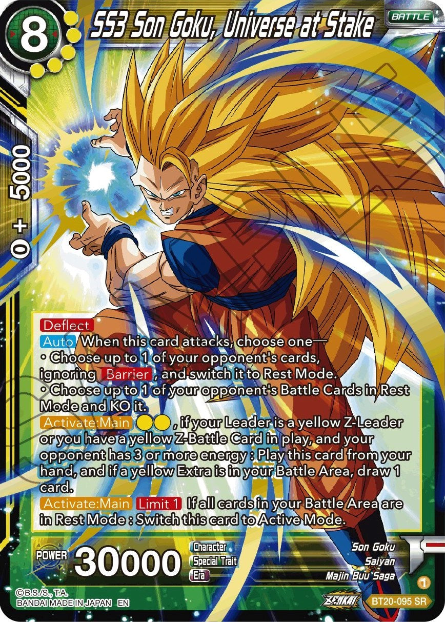 SS3 Son Goku, Universe at Stake (BT20-095) [Power Absorbed] | Good Games Adelaide SA
