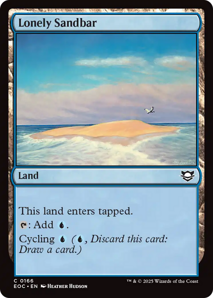 Lonely Sandbar [Edge of Eternities Commander] | Good Games Adelaide SA