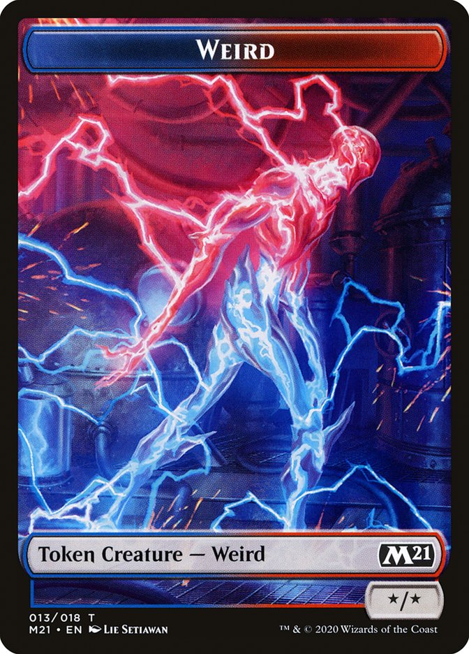 Angel // Weird Double-sided Token [Core Set 2021 Tokens] | Good Games Adelaide SA