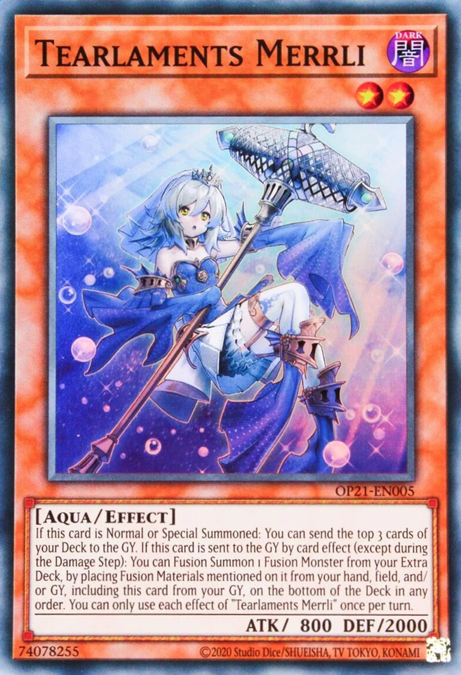 Tearlaments Merrli [OP21-EN005] Super Rare | Good Games Adelaide SA