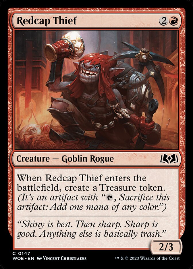 Redcap Thief 147 (Wilds of Eldraine)  - Foil | Good Games Adelaide SA