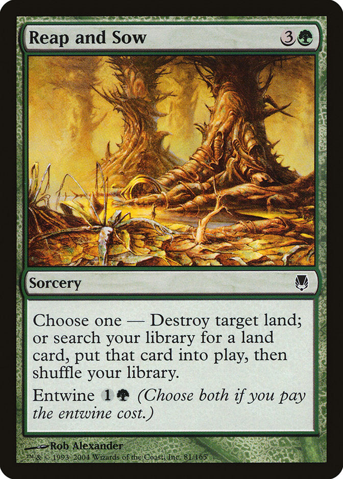Reap and Sow 81 (Darksteel)  - Foil | Good Games Adelaide SA