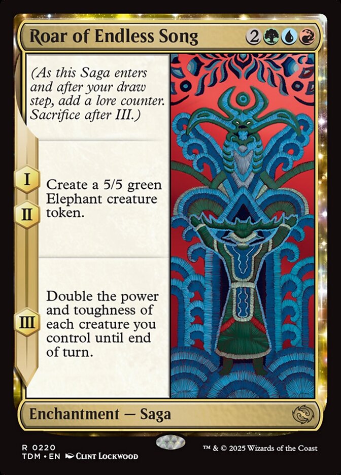 Roar of Endless Song 220 (Tarkir: Dragonstorm)  | Good Games Adelaide SA