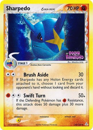 Sharpedo (53/110) (Delta Species) (Stamped) [EX: Holon Phantoms] | Good Games Adelaide SA
