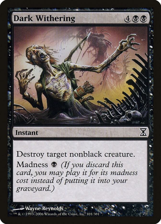 Dark Withering 101 (Time Spiral)  - Foil | Good Games Adelaide SA