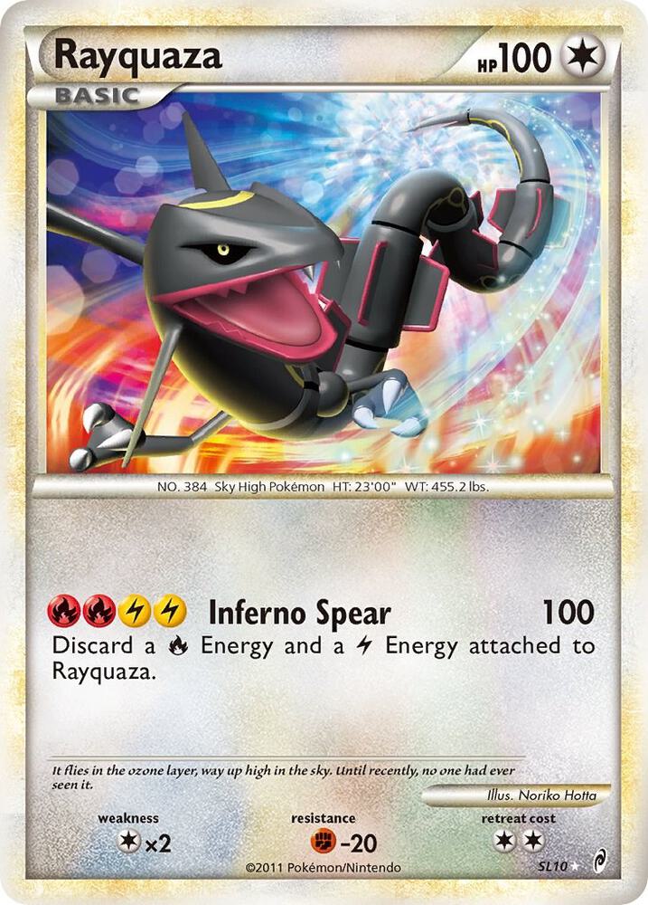 Rayquaza Shiny SL10 (Call of Legends)  - Holofoil | Good Games Adelaide SA