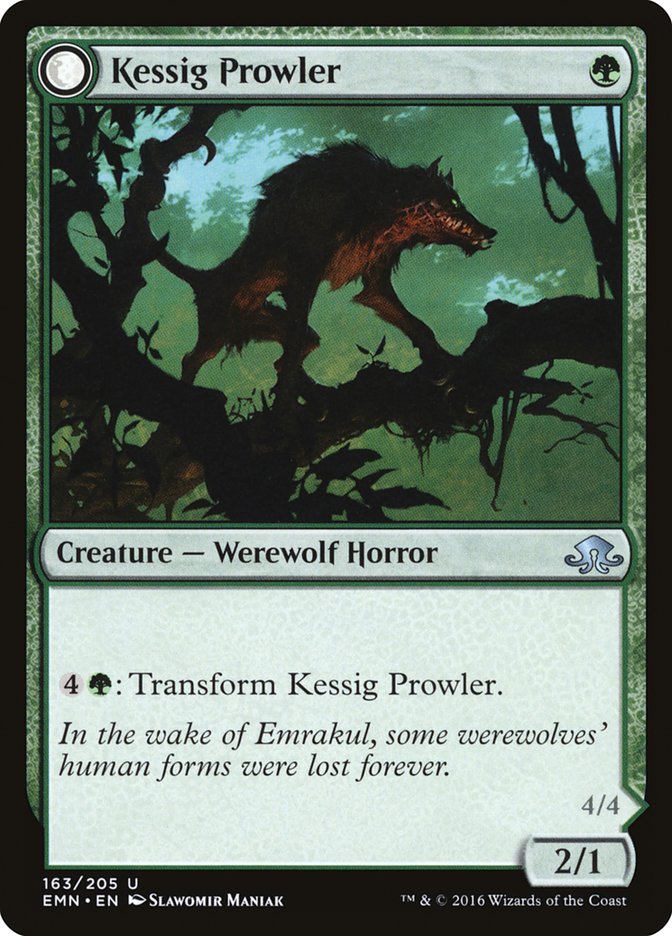 Kessig Prowler // Sinuous Predator 163 (Eldritch Moon)  | Good Games Adelaide SA