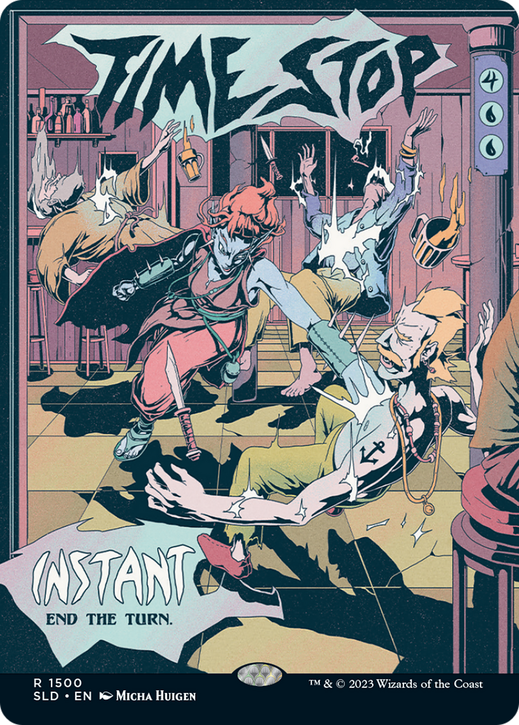 Time Stop (Rainbow Foil) [Secret Lair Drop Series] | Good Games Adelaide SA