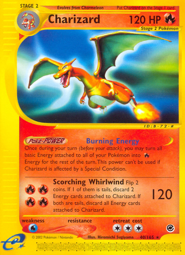 Charizard (40/165) [Expedition: Base Set] | Good Games Adelaide SA