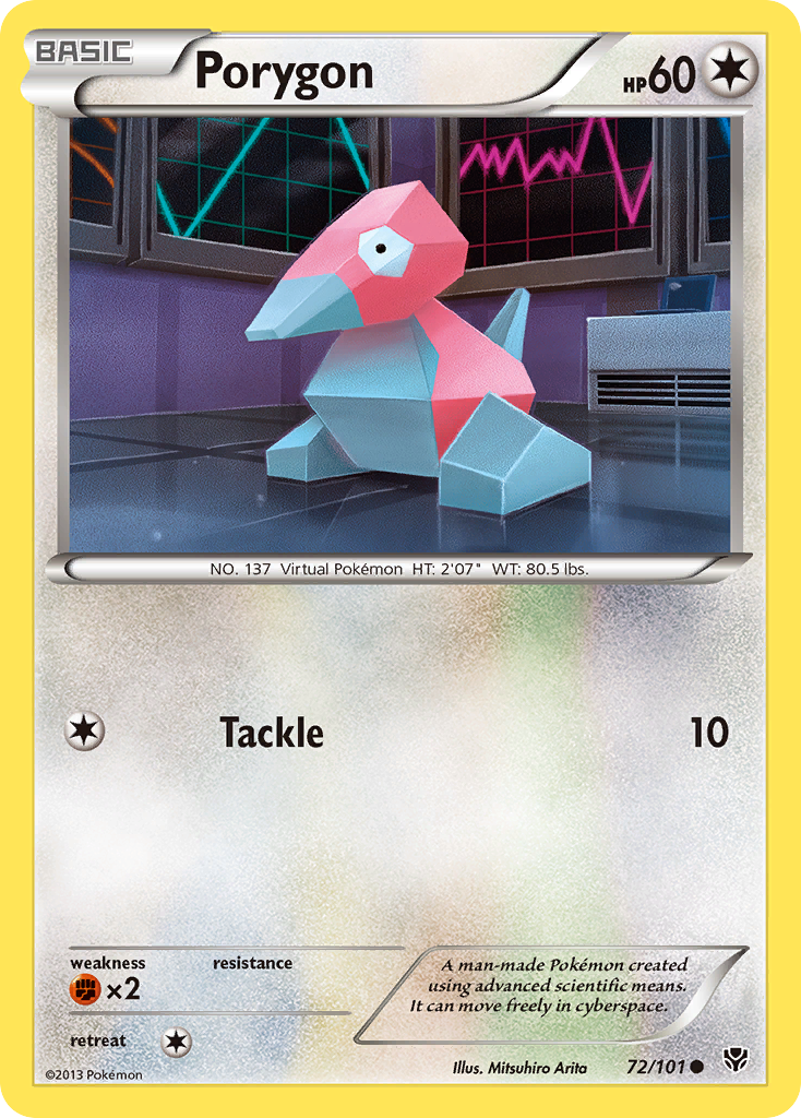 Porygon (72/101) [Black & White: Plasma Blast] | Good Games Adelaide SA
