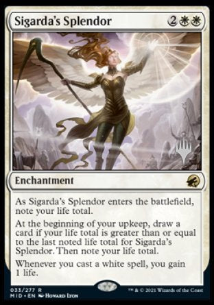 Sigarda's Splendor (Promo Pack) [Innistrad: Midnight Hunt Promos] | Good Games Adelaide SA