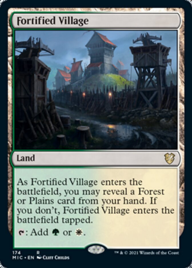 Fortified Village [Innistrad: Midnight Hunt Commander] | Good Games Adelaide SA