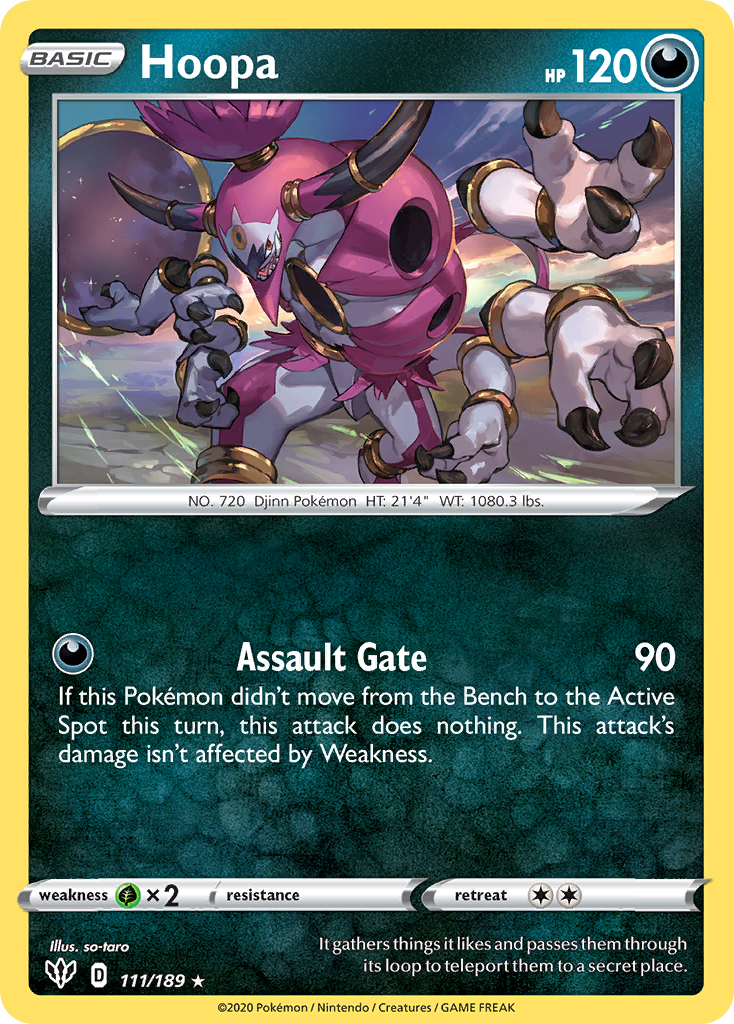 Hoopa (111/189) [Sword & Shield: Darkness Ablaze] | Good Games Adelaide SA