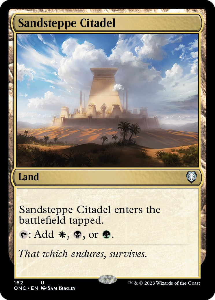 Sandsteppe Citadel [Phyrexia: All Will Be One Commander] | Good Games Adelaide SA